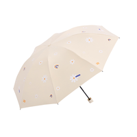 天堂伞 太阳伞黑胶防晒防紫外线晴雨两用伞便携遮阳伞折叠伞雨伞男女