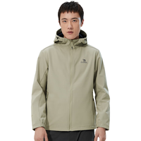 CAMEL 骆驼 户外软壳衣情侣款防水防风夹克加绒连帽外套潮