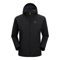 KAILAS凯乐石软壳衣雷鸟LT连帽防风防泼水户外徒步休闲弹力连帽外套男 玄青黑-男款