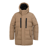 Jack Wolfskin狼爪羽绒服男款秋冬户外运动羽绒衣保暖中长款鹅绒羽绒外套女 5222251-4610/栗色/偏小一码 M 175/96A充绒量：220G