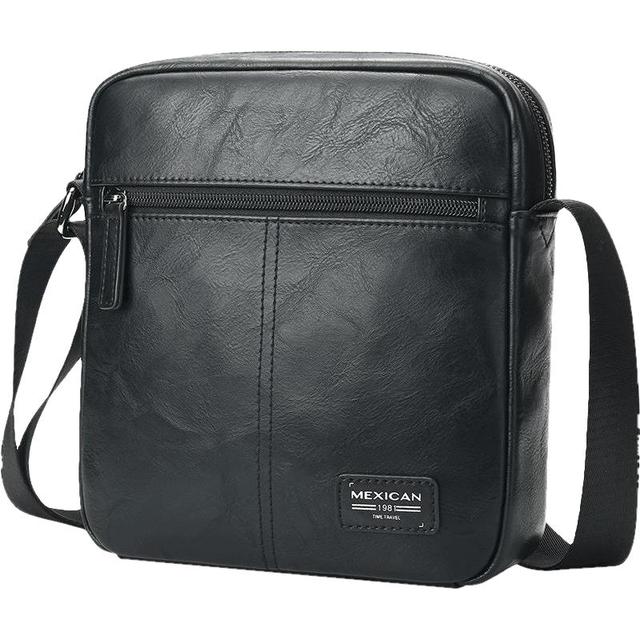 稻草人 单肩包男休闲小包大容量斜挎包街头潮流简约挂差包