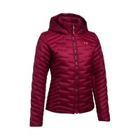 安德玛 UNDER ARMOUR UA女子秋冬季加厚连帽保暖棉服外套防风保暖棉服