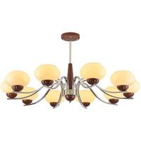 雷士 NVC Lighting美式中古风吊灯客厅大灯餐厅灯复古风客厅木棉吊灯NDBD10A-024 木棉 10头吊灯(需自购光源)