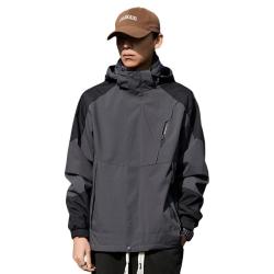 JEEP SPIRIT 冲锋外套 女款白色XL 防风保暖 户外登山服