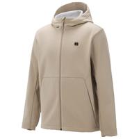 可隆 KOLON SPORT男士户外连帽拉绒软壳夹克防风防泼水保暖外套