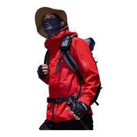 拓路者(Pioneer Camp)朱雀冲锋衣三合一男硬壳户外高海拔登山服冬季防风保暖外套女 朱雀红-抓绒内胆 M