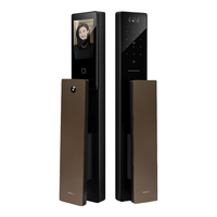 MOORGEN摩根 T5+ 3D人脸识别 深咖色 智能门锁