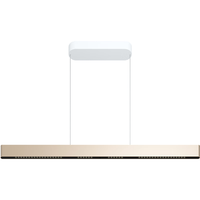 lipro护眼餐厅吊灯线性灯现代简约米家智能一字长条吊灯餐桌E系列 曜日金-【悬浮升降】【米家】