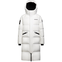 波司登（BOSIDENG）哈尔滨羽绒服男女款短款90绒连帽防风保暖厚外套 冰雪白8C66 S 160/84A