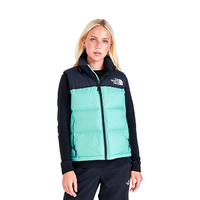 the North Face北面美版女士羽绒马甲1996 RETRO NUPTSE 700蓬(鸭绒鹅绒) 6R7-青色 M