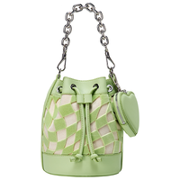 女士棋盘格手提单肩水桶包CK2-10781854