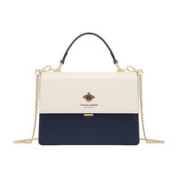 Cnolés 女士牛皮手提包 K212012C2145B 米白色 中号