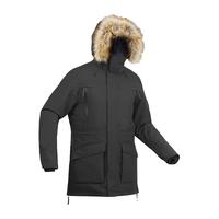 DECATHLON 迪卡侬 中长款派克工装加厚冬季大码棉衣ODT3男款黑色-2022S-4557085