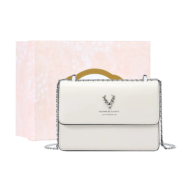 TUCANO 啄木鸟 包女包牛皮单肩包时尚链条包斜挎女包轻奢生日礼物送女友老婆