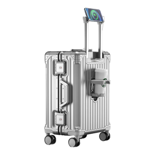 DTA 多功能行李箱 铝框登机箱 尊贵银 20英寸