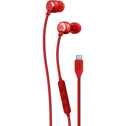 JBL 立体声 有线耳机  有线充电 Type-C 红色