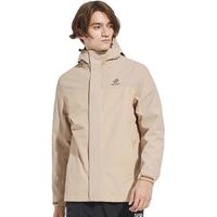 探拓（TECTOP）羽绒内胆冲锋衣男 三合一两件套户外保暖防风登山服 男款沙卡其 2XL