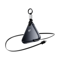 脑洞范卷尺充电宝自带线10000毫安22.5W超级快充可上飞机小巧便携移动电源大容量适用苹果6-14小米华为 星空灰【L口】适用苹果6-14