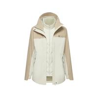 波司登（BOSIDENG）秋冬高90鹅绒三合一冲锋衣羽绒服女款甜美风户外登山服B30132402 优雅米 海贝米716C 160/84A