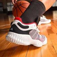 阿迪达斯 （adidas）休闲鞋男鞋2025秋冬季运动鞋Pro Ventilate Low训练篮球鞋 JH5837黑白红 39