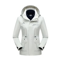 PELLIOT 伯希和 女子三合一冲锋衣 12140102 浅灰色 S