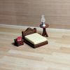 玩家小将迷你微缩模型仿真家具卧室茶几家居套装维景观小模型摆件diy食玩 套装17【5件套】