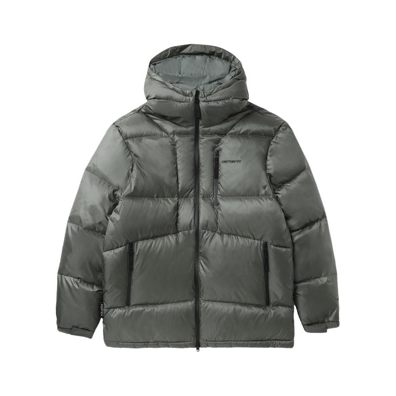 Carhartt WIP外套男装24秋冬经典LOGO字母刺绣多口袋衔缝羽绒