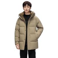 【冬季户外】男式中长款羽绒服挺括有型显瘦高品质鸭绒保暖防寒服