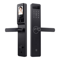 石将军智能门锁密码锁指纹锁人脸识别智能锁家用防盗门锁电子锁民宿公寓 猫眼版(八合一开锁) 送千万产品险