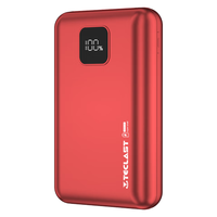 Teclast 台电 卡片系列 X20 Pro-R 移动电源 朱砂红 20000mAh Type-C 22.5W 双向快充
