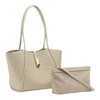 山水集2025大容量小众通勤女包包牛皮轻奢高级感单肩包托特包