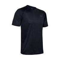 安德玛（UNDERARMOUR）短袖男子春夏COOLSWITCH训练服透气半袖跑步运动T恤 1327965-001黑色 2XL XXL