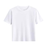 HTHI 2件三防短袖t恤男士夏季纯白色衣服2024宽松防水打底上衣