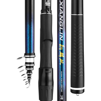 GW 光威 鱼竿4.5米4号翔麟矶裸竿定位矶竿超轻超硬手海两用竿长节滑漂大导环矶钓竿钓鱼竿