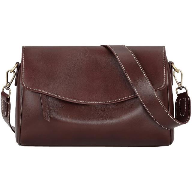 VINEY 薇妮 牛皮包包女包时尚大容量枕头包休闲斜挎包轻奢单肩包品牌百搭高级感闺蜜实用走心