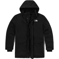 北面（The North Face）羽绒服男装款秋冬大衣运动户外防水加厚保暖鹅绒夹克外套 黑色/店长/ S/165 JK3/黑色/店长/