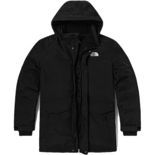 北面（The North Face）羽绒服男装款秋冬大衣运动户外防水加厚保暖鹅绒夹克外套 黑色/店长/ S/165 JK3/黑色/店长/