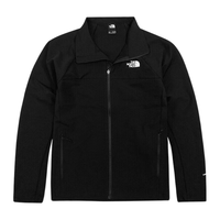 The North Face北面软壳衣春夏款运动户外防风保暖可做内胆舒适夹克外套8AUP 黑色 L 4H0/黑色/24秋冬