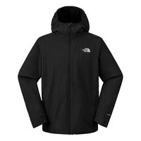 北面（The North Face）防风软壳男款休闲防泼溅连帽保暖轻便外套25春夏|89ZN JK3/宇宙黑 L/175