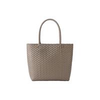 無印良品 MUJI（無印良品 ） 手包 环保材料 手提包菜篮子 织包草包 包包 女包 深棕色 迷你 长18*宽8*高18cm