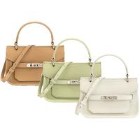  BeLLE/百丽 轻奢荔枝纹 女士手提包  小