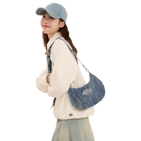 Dickies 单肩斜挎大容量腋下月牙包通勤旅行饺子包女百搭2024