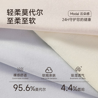 芬腾莫代尔内裤女士2025高腰收腹抗菌纯棉裆性感冰丝无痕短裤 M