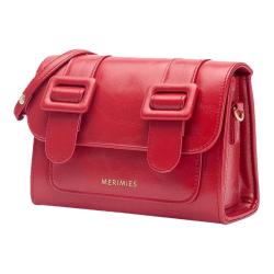 MERIMIES 赵昭仪同款 merimies麦瑞迷 泰国剑桥包S号樱桃红色小方包包女包