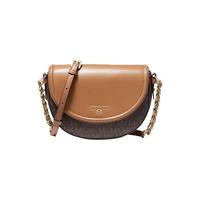 MICHAEL KORS 迈克·科尔斯 经典老花系列 Jet Set Charm 女士马鞍包 32T0GT9C6B252 深棕色/橡果棕 中号