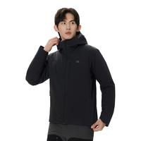 KOLON SPORT/可隆轻量羽绒服 男子冬多口袋防风防泼水透湿鹅绒夹克 LHDJ5SN009-BK 黑色 2XL 185/104A