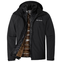 Columbia 哥伦比亚 男子三合一冲锋衣 WE6347-010 黑色 M