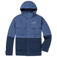 哥伦比亚 户外男子穿行系列防水冲锋衣WE3429 479湖水蓝 M(175/96A)