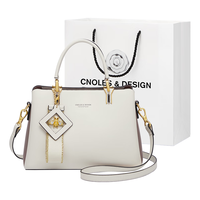  蔻一 Cnolés 包包女包真牛皮品牌女士单肩斜挎大容量手提包通勤上班款高级感实用 新轻奢侈品款