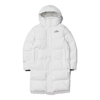 EIDER 2024 户外时尚男女同款防风长款保暖鹅绒服 冰灰色 M